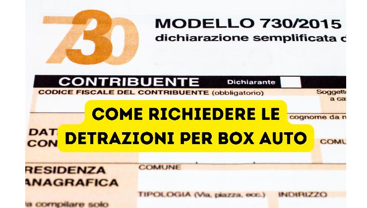 detrazioni dal modello 730 box auto