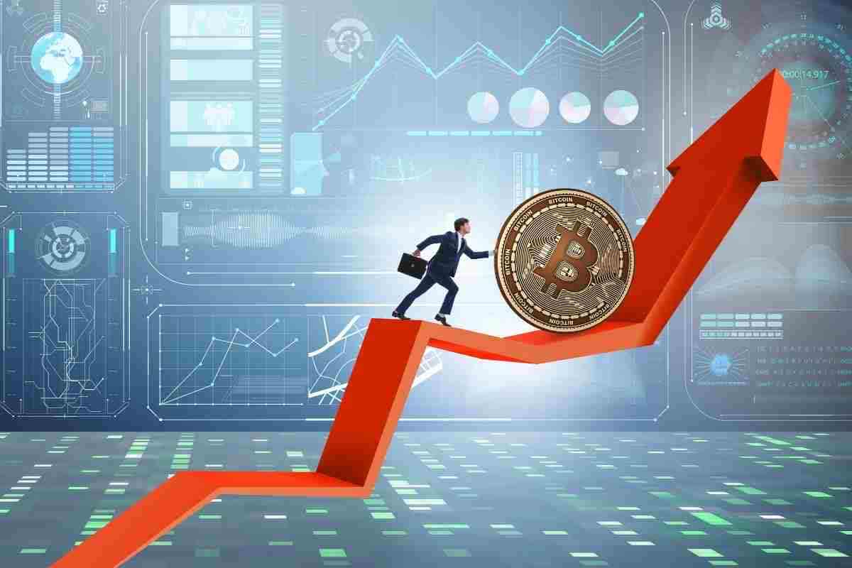 Valore Bitcoin in crescita